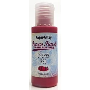 PaperArtsy - Cherry Red Fresco Finish by Tracy Scott, 50 ml