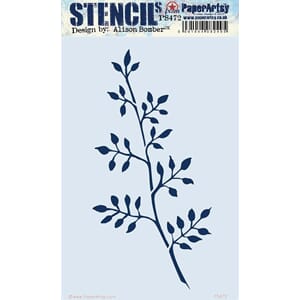 PaperArtsy - Stencil 472 by Alison Bomber