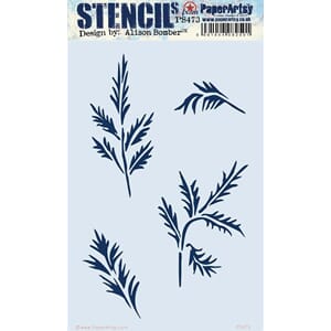 PaperArtsy - Stencil 473 by Alison Bomber