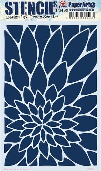 PaperArtsy - Stencil 489 by Tracy Scott