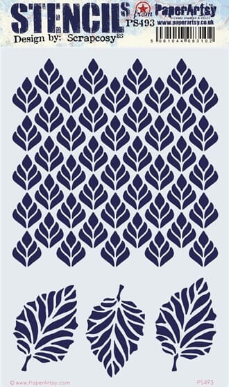 PaperArtsy - Stencil 493 by Scrapcosy