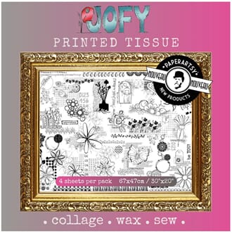 PaperArtsy - Jofy Printed Tissue, 4 ark