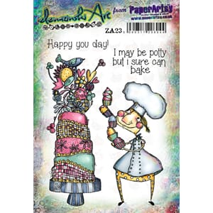 PaperArtsy: Zinski Art Set 23 Cling stamp