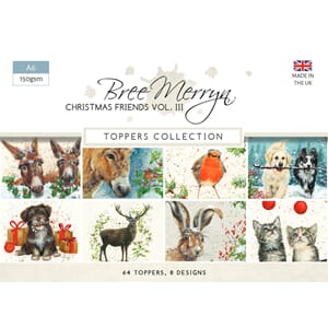 Bree Merryn - Christmas Friends Vol III A6 Toppers Collectio
