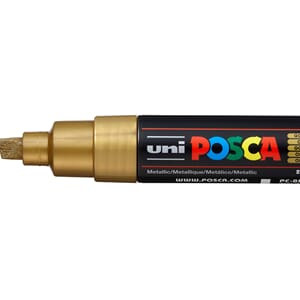 Uni POSCA - PC-8K 25 Gold Chisel 8mm, 1/Pkg