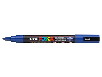 Uni POSCA - PC-3M 33 Blue Fine 0,9-1,3mm, 1/Pkg