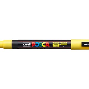 Uni POSCA - PC-3M 2 Yellow Fine 0,9-1,3mm, 1/Pkg