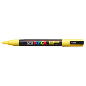 Uni POSCA - PC-3M 2 Yellow Fine 0,9-1,3mm, 1/Pkg