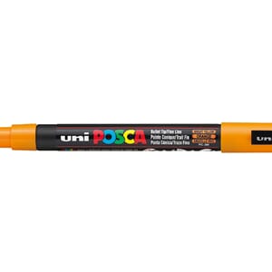 Uni POSCA - PC-3M 3 Bright Yellow Fine 0,9-1,3mm, 1/Pkg