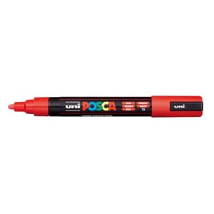 Uni POSCA - PC-5M 15 Red Medium 1,8-2,5mm, 1/Pkg