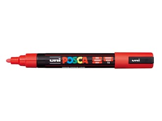 Uni POSCA - PC-5M 15 Red Medium 1,8-2,5mm, 1/Pkg