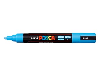 Uni POSCA - PC-5M 8 Light Blue Medium 1,8-2,5mm, 1/Pkg