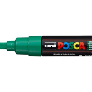 Uni POSCA - PC-8K 6 Green Chisel 8mm, 1/Pkg