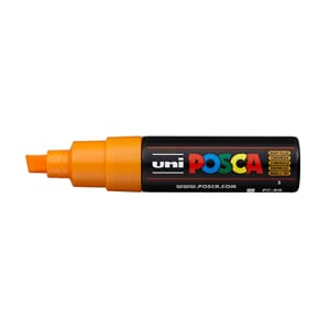 Uni POSCA - PC-8K 3 Bright Yellow Chisel 8mm, 1/Pkg