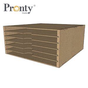 Pronty Crafts - MDF Organizer Big Box Paper Storage