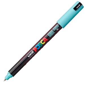 Uni POSCA - PC-1MR P6 Aqua Green Ultra-Fine 0,7mm, 1/Pkg