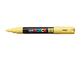 Uni POSCA - PC-1M 2 Yellow Extra-Fine 0,7-1mm, 1/Pkg