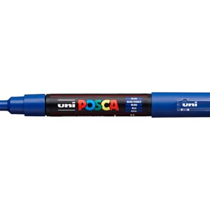 Uni POSCA - PC-1M 33 Blue Extra-Fine 0,7-1mm, 1/Pkg