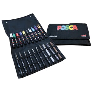 Uni POSCA & Pin - Sett med 10 Posca-tusjer og 10 Pin-linere