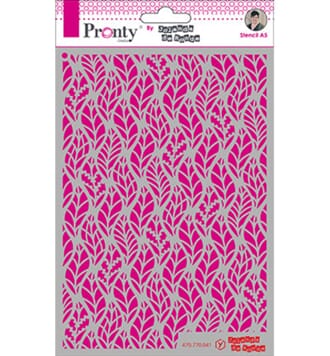 Pronty Crafts - Pattern Leaves A5 Stencil