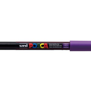Uni POSCA - PC-1M 12 Violet Ultra-Fine 0,7mm, 1/Pkg
