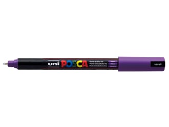 Uni POSCA - PC-1M 12 Violet Ultra-Fine 0,7mm, 1/Pkg