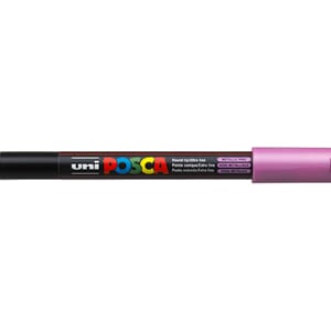 Uni POSCA - PC-1M M13 Metallic Pink Ultra-Fine 0,7mm, 1/Pkg