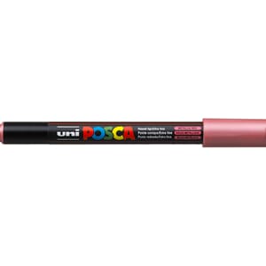 Uni POSCA - PC-1M M15 Metallic Red Ultra-Fine 0,7mm, 1/Pkg