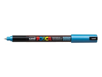 Uni POSCA - PC-1M M33 Metallic Blue Ultra-Fine 0,7mm, 1/Pkg