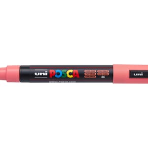 Uni POSCA - PC-5M 66 Coral Pink Medium 1,8-2,5mm, 1/Pkg