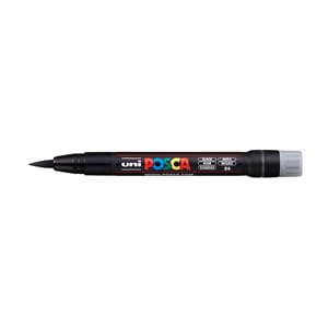 Uni POSCA PCF-350 Black Brush 1-10mm