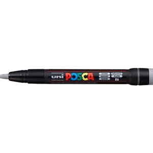 Uni POSCA PCF-350 Silver Brush 1-10mm