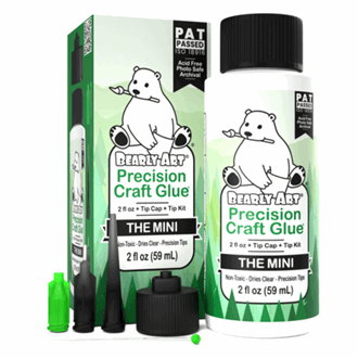 Bearly - Precision Craft Glue - THE MINI 2 fl oz + Tip Kit