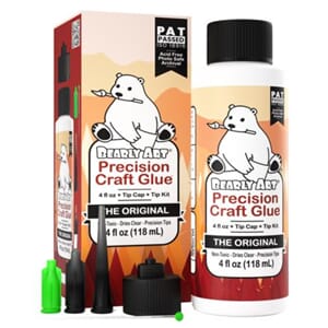 Bearly - Precision Craft Glue - THE ORIGINAL 4 fl oz + Tip K