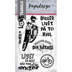 Papirdesign: På to hjul - Stempler