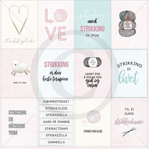 Papirdesign: Den nye Yoga - Strikkekveld