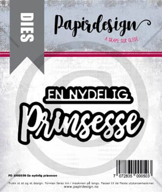 Papirdesign: Prins / prinsesse dies