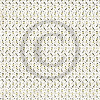Papirdesign: Gul og fin - Julenatt