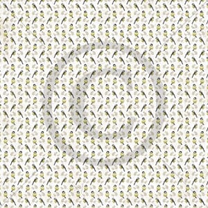 Papirdesign: Gul og fin - Julenatt