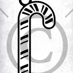 Papirdesign: Sukkertøystang dies