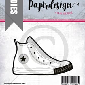 Papirdesign: Sneakers, liten dies