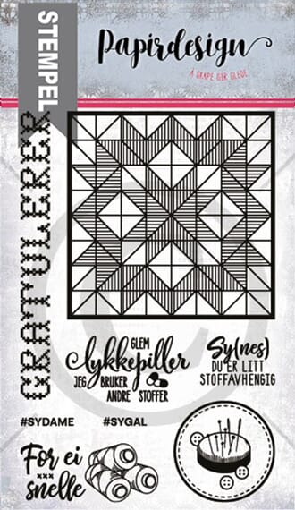 Papirdesign: Quilting Clear stamps