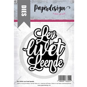 Papirdesign: Lev livet leende dies, 2/Pkg