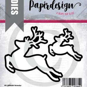 Papirdesign: Reinsdyr dies