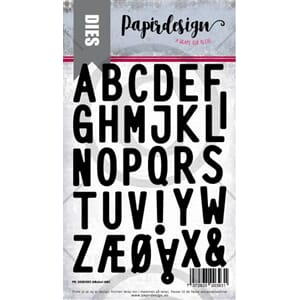 Papirdesign: Alfabet ABC dies