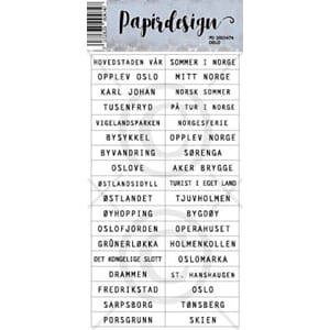 Papirdesign: Oslo klistremerker
