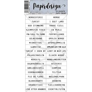 Papirdesign: Turist i Norge klistremerker