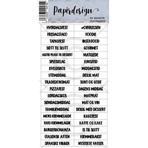 Papirdesign: Hverdagsfest klistremerker