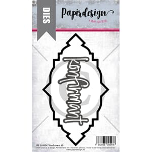 Papirdeisgn: Konfirmant 19 Dies