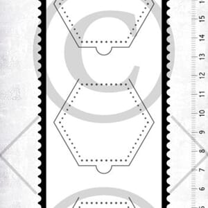 Papirdesign: Heksagon dies